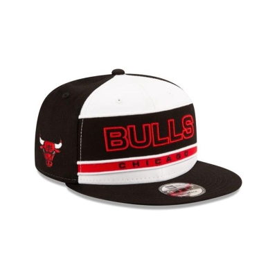 Sapca New Era Chicago Bulls NBA Stripe 9FIFTY Snapback - Negrii